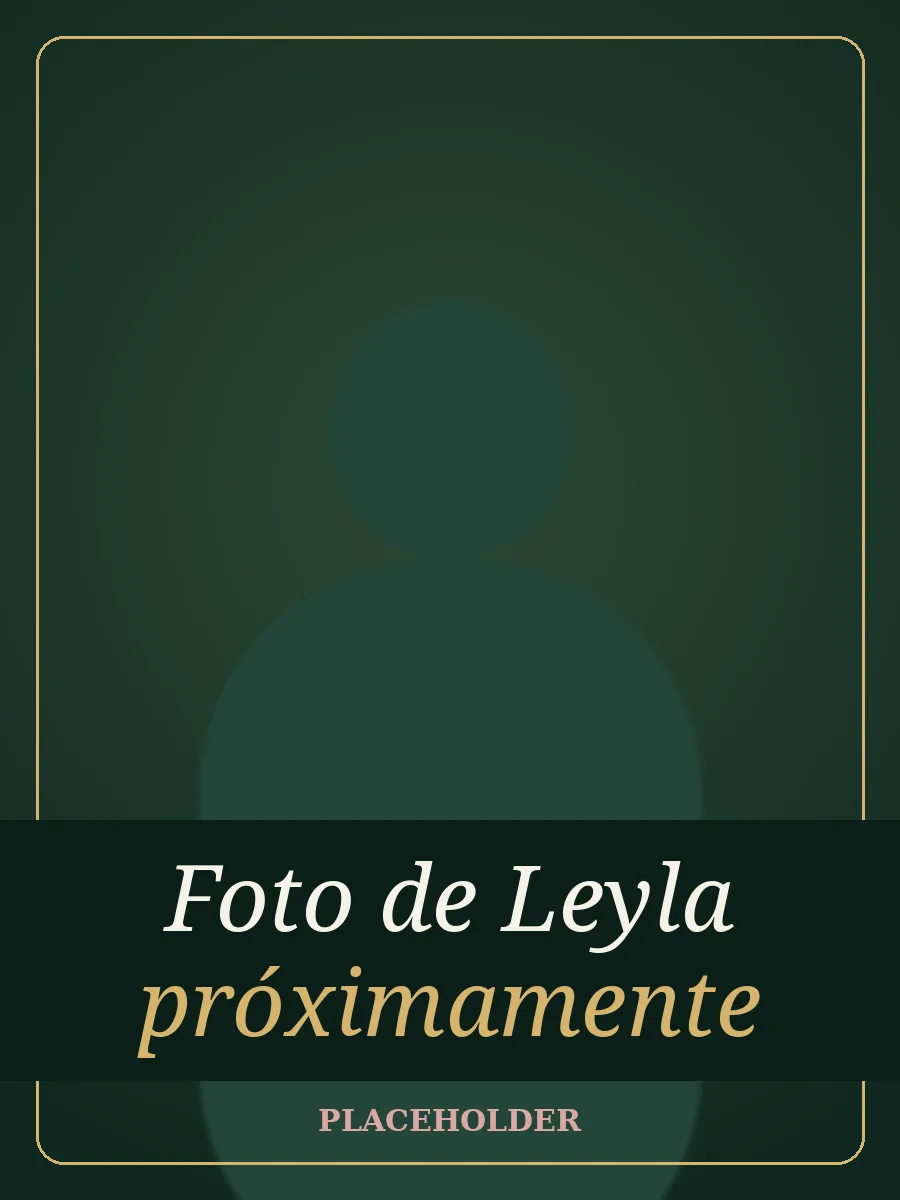 Retrato de Leyla Mlayes (foto próximamente)